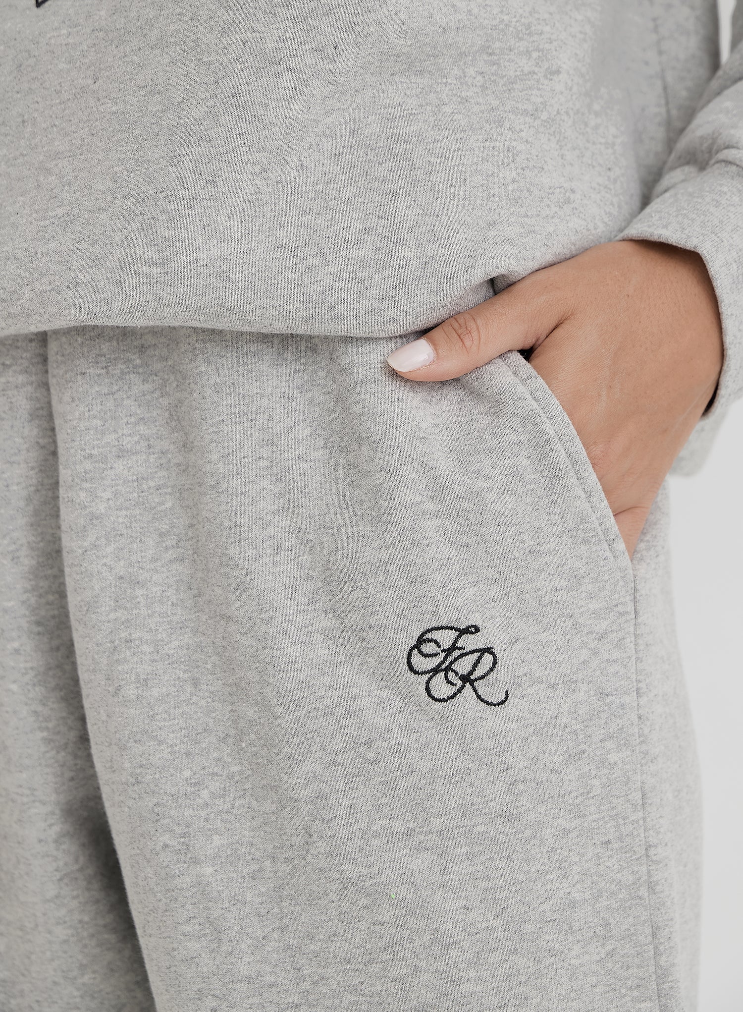 Grey Fourth Branded Cuffed Jogger